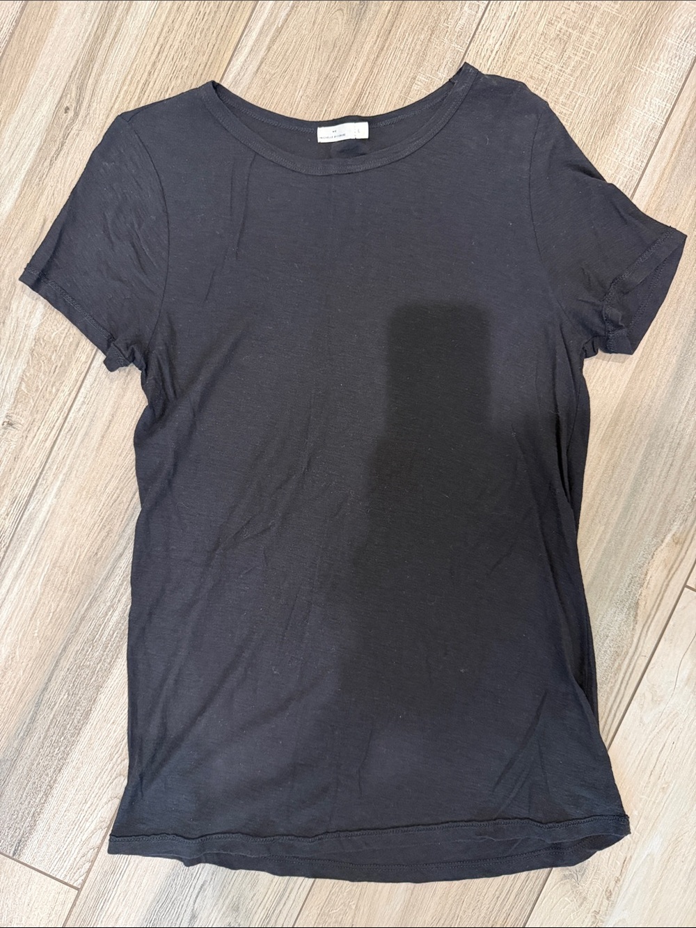 Everyday Black Crewneck Short Sleeve Tee